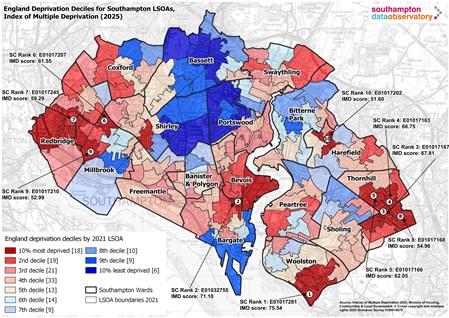 IMD 2025 overall domain England deprivation deciles