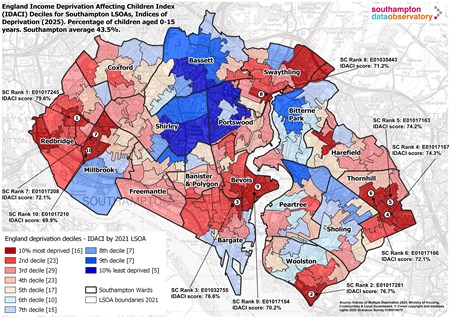 IMD 2025 Income deprivation affecting children index (IDACI)